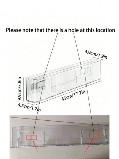1قطعة رف عرض الكتب من أكريليك، رف كتب معلق على الحائط للأطفال، تخزين المجلات، رف قراءة سهل التركيب