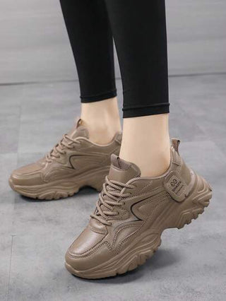 أحذية رياضية للسيدات للربيع/الخريف/الشتاء, أحذية كاجوال للركض بسكّرة رقبة منخفضة للخارج, مقاومة لالنزلاق