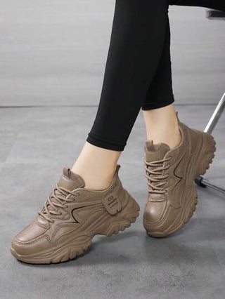 أحذية رياضية للسيدات للربيع/الخريف/الشتاء, أحذية كاجوال للركض بسكّرة رقبة منخفضة للخارج, مقاومة لالنزلاق