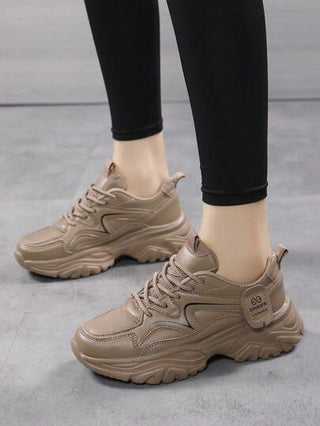 أحذية رياضية للسيدات للربيع/الخريف/الشتاء, أحذية كاجوال للركض بسكّرة رقبة منخفضة للخارج, مقاومة لالنزلاق