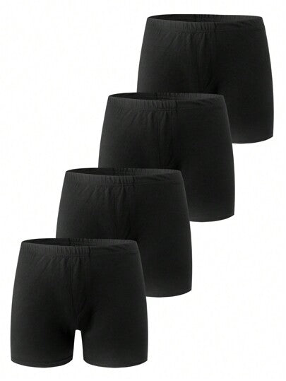 صندر رجالي بخصر مطاطي لون سادة