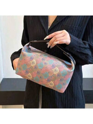 حقيبة مستحضرات تجميل يدوية جديدة، منظم أدوات التجميل للسفر بسعة كبيرة