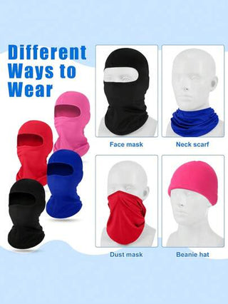 غطاء وجه مانع للرياح للقيادة/التزلج للأطفال، مناسب لأعمار 4-12 سنة لكل من البنين والبنات، 1 قطعة