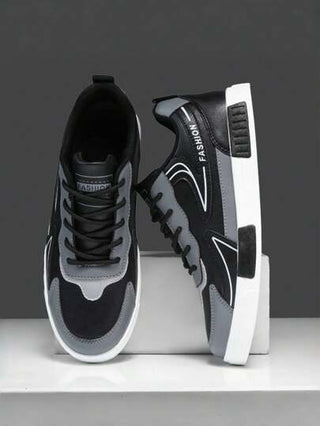 أحذية رياضية جلدية عالية الكاحل للرجال، أحذية رياضية كاجوال، أزياء كرة السلة والشارع، مناسبة للمقاسات من 39 إلى 47