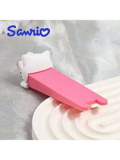 Sanrio موقف الباب السيليكون، عبوة واحدة - شخصية كرتونية تحت تركيب الباب، استخدام المكتب والنوم، تصميم هادئ وقابل للحمل، إسفين باب المطاط للسلامة وخفض الضوضاء، هدية عيد مثالية