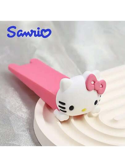 Sanrio موقف الباب السيليكون، عبوة واحدة - شخصية كرتونية تحت تركيب الباب، استخدام المكتب والنوم، تصميم هادئ وقابل للحمل، إسفين باب المطاط للسلامة وخفض الضوضاء، هدية عيد مثالية