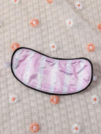 بيجاما بلوزة نوم وبنطال مع خطوط وتباين في الخطوط للفتيات المراهقات