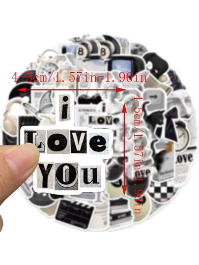 61 ملصقة أسود وأبيض للأسلوب الجمالي Y2K ، ملصقات أسود ، ملصقات غرينج ، ملصقات صغيرة ، طقم ملصقات جمالي ، ملصقات فينيل مضادة للماء بطراز رجعي وقديم لأجهزة الكمبيوتر اللوحي والهاتف والسيارة والزلاجة والقوارير المائية والتجليد والحاسب والأدوات المدرسية والعو