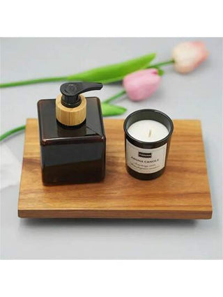 قطعة واحدة صحن صابون خشبي، حامل منفاخ الصابون البالوعة، صندوق تخزين العطور والمستحضرات التجميلية، ديكور منزلي، اكسسوارات الحمام، أدوات منزلية، المطبخ، هدية عيد الميلاد