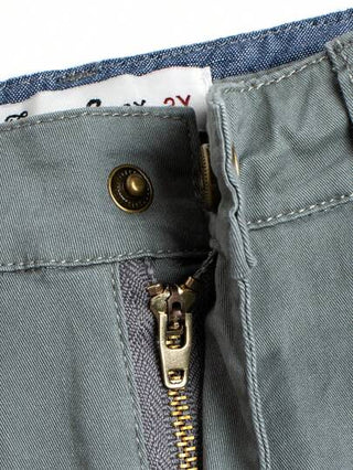 بنطلون كاجوال مطرز بخيوط مضفرة للأطفال الصغار