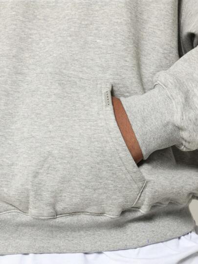 SUMWON هودي أساسي قطعة علوية ثقيلة الوزن ، خليط قطن ، ملابس رياضية كاجوال ، ملابس أنيقة مريحة للارتداء في فصلي الشتاء والخريف ، موديل البسة رياضية مريحة