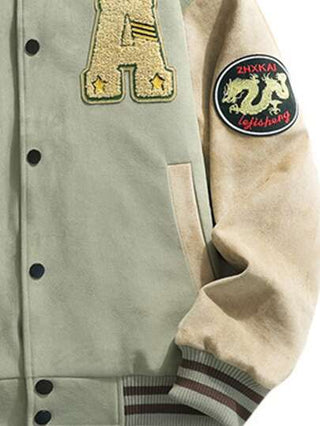 1 جاكيت رياضي كاجوال للرجال بتصميم متناسق للأزواج مناسب للربيع / الخريف