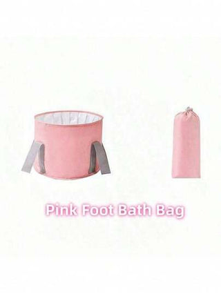 حوض قدم محمول مع تحكم في درجة الحرارة ووظيفة فقاعات، مثالي لحمام المنزل وديكور حمام المنزل في الصيف