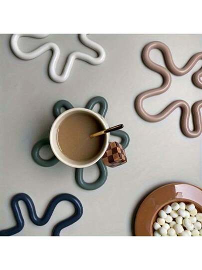 قطعة واحدة/6 قطع وسادة عزل متعددة الوظائف - قاعدة مقاومة للحرارة لأطباق الكاسرول في المطبخ