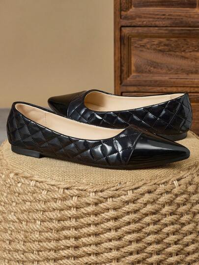 أحذية مسطحة نسائية بألوان رمادي وكامل وأسود وأبيض وزيتوني فاتح، أنيقة ومريحة للارتداء اليومي والأنشطة الخارجية والعمل والنقل خلال فصل الخريف، متوفرة باللونين الأسود والبرغندي