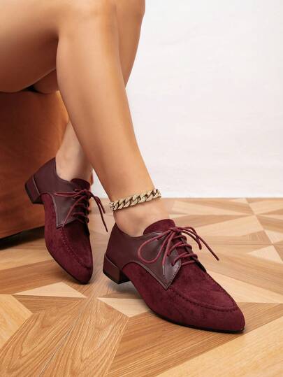 أحذية أوكسفورد حريمي أكسفورد نسائية بكعب سميك عريض بطرف مدبب بطراز عتيق، لوفرز سهلة الارتداء، حذاء ماري جين أسود بكعب متوسط على الطراز البريطاني، أحذية بكعب سميكرمضان