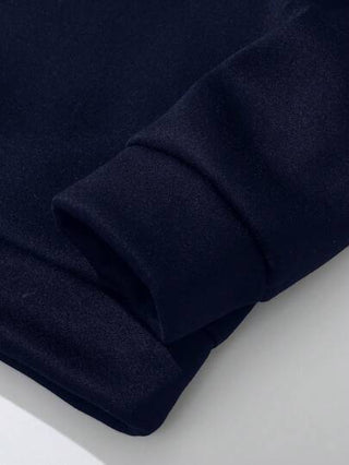 Manfinity Homme بلوزة رياضية مقنعة كاجوال بطباعة حرف مقاسات كبيرة للرجال