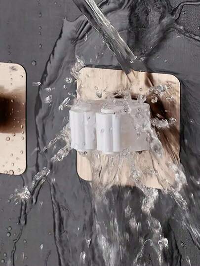 1/2/4/6/8/10 قطع خطاف قوي مثبت على الحائط بدون ثقب، مشبك تخزين متعدد الوظائف قوي لأدوات الحمام، حمولة قصوى 3000 جرام/6.6 رطل، مشبك الممسحة، رف الممسحة، إكسسوارات حمام مريحة، إكسسوارات التنظيف، مناسب لوضع الممسحات والفُرَك والأدوات التنظيفية، ديكور...