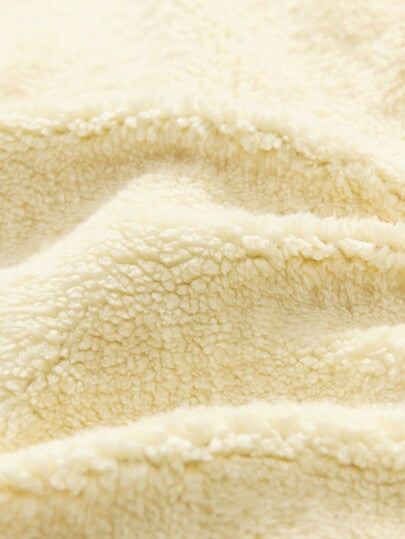 جاكيت جلد مطبوعة ملونة بتقنية ربط الصبغ، مبطنة بالشيربا سميكة، دافئة للاستخدام في الشتاء، كاجوال للرجال