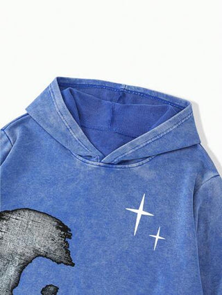 Manfinity EMRG هوديي بطباعة حرفية كاجوال للرجال لفصل الخريف