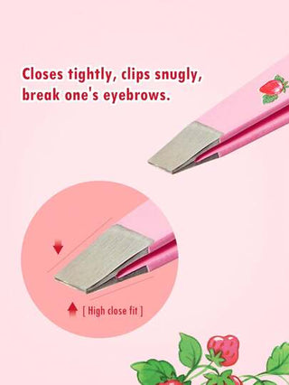 Strawberry Shortcake X SHEIN مجموعة قطاره العيون والشكل الكرتوني والفراولة قطعتان