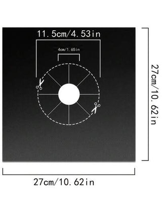 4 قطع/6 قطع من بطانة سطح الموقد المقاومة للزيت باللون الأسود، بطانة قابلة للغسيل، حامي لسطح الموقد، بطانة مقاومة للاتساخ والحرارة العالية ، مصنوعة من مادة PTFE، تناسب مواقد الغاز المنزلية