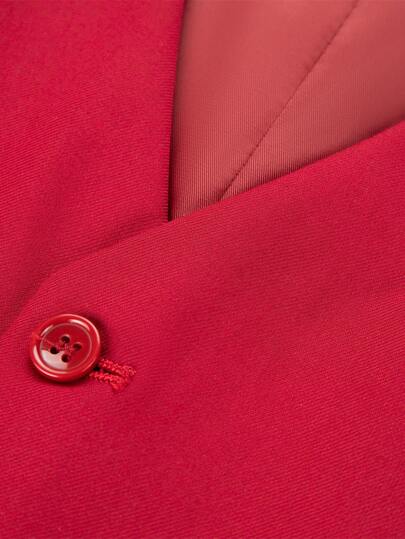 بذلة رجالية 3 قطع من Furuyal، بذلة أناقة بتصميم نحيف أنيق، سترة، بنطلون، وربطة عنق، مناسب للرجال للعمل والحفلات والرسمي، لون برغندي فاتح، مقاسات من XS إلى 3XL