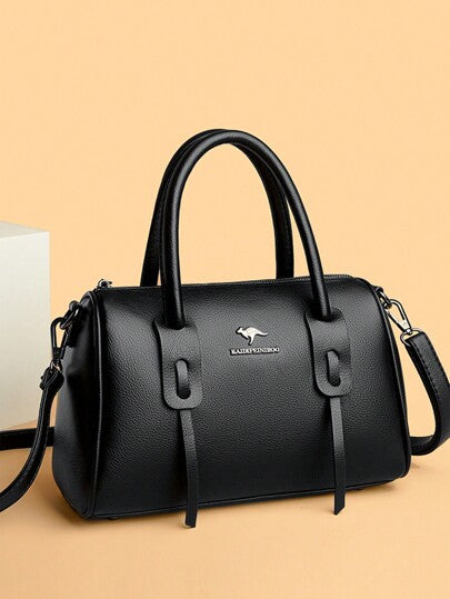 حقيبة يد من الجلد الطبيعي اللين للسيدات، حقيبة كتف قديمة فاخرة، حقيبة يد سعة كبيرة للسيدات، حقيبة واضحة الجمال للعمل للسيدات