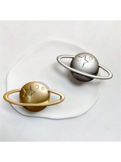 1 قطعة حامل هاتف محمول بتصميم كوكب مكون من ملصق خلفي قابل للسحب وثابت على المكتب، مصنوع من معدن مطلي يتوافق مع أجهزة وهواتف الأندرويد، هدية مناسبة للأصدقاء والعائلة ، ملحقات الهاتف هاز هاتف جذاب