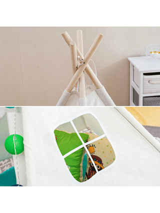 خيمة لعب للأطفال بارتفاع 1.6 متر ، بيت أطفال ويجوام، خيمة طفل قابلة للنقل ، خيمة قلعة للأطفال ، غرفة لعب للفتيات ، هدايا استحمام طفل ، ديكورات عائلية هدايا