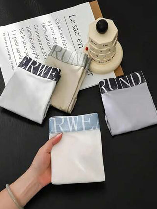 4 قطعة/عبوة ملابس داخلية للرجال، سراويل داخلية رجالي بوكسر بسيطة وعصرية، مجموعة ملابس داخلية مريحة وقابلة للتنفس