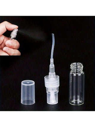 1/30 قطعة + 4 قطع ملحقات مرشات عطر زجاجية صغيرة قابلة لإعادة التعبئة، 3 مل، 5 مل، 10 مل ، تشمل 30 قطعة زجاجات رذاذ، 2 قمع، 2 موزع