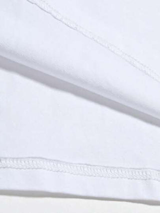 Manfinity Homme تي شيرت تي-شيرت كاجوال للرجال بياقة مستديرة وأكمام راجلان متباينة، خريفي