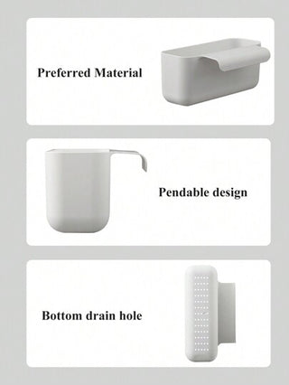 سلة صرف بالوعة المطبخ 1قطعة، صافي بالوعة المطبخ متعدد الوظائف بفتحة بطاقة، سلة غسل وتصريف الطعام والخضروات