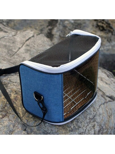 حقيبة حمل طيور أليفة محمولة - مناسبة للسفر والتدريب والاستخدام الخارجي - حقيبة ظهر طيور مدمجة وخفيفة الوزن مع أربطة كتف قابلة للتعديل