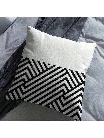 رمضان زينة رمضان 4 أغطية وسائد مخدات بتصميم هندسي بسيط، أغطية وسائد ديكور منزلي للصالة والنوم والأريكة والكرسي, بدون وسادة داخلية (40 سم * 40 سم ، 45 سم * 45 سم)