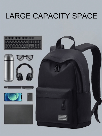 حقيبة ظهر بسيطة للأطفال خفيفة الوزن، حقيبة ظهر بسعة كبيرة للطلاب، حقيبة ظهر للكمبيوتر مع أحزمة كتف قابلة للتعديل، مناسبة لطلاب المدرسة الابتدائية والإعدادية والثانوية والجامعية، للتسوق وهدايا مميزة