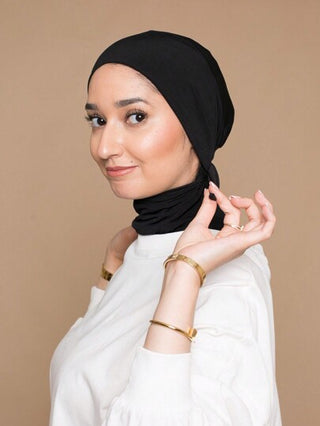 طقم تانكيني حريمي قطعة واحدة من اكسسوارات العباية للنساء طقم باللون الأحادي يشمل علبة الرأس الكاملة، وغطاء الرقبة المرن، وعصابة الرأس القابلة للتنفس والمريحة للاستخدام اليومي والرياضة والياوغا واللياقة البدنية والأزياء، والحجاب الناعم الخفيف الوزن