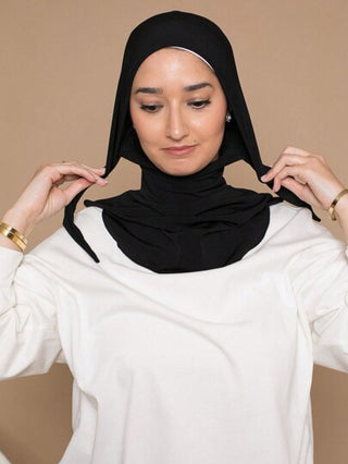 طقم تانكيني حريمي قطعة واحدة من اكسسوارات العباية للنساء طقم باللون الأحادي يشمل علبة الرأس الكاملة، وغطاء الرقبة المرن، وعصابة الرأس القابلة للتنفس والمريحة للاستخدام اليومي والرياضة والياوغا واللياقة البدنية والأزياء، والحجاب الناعم الخفيف الوزن