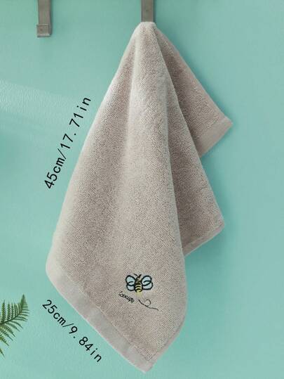 4 قطع منشفة يد صغيرة قطنية 100% مطرزة برسومات كرتونية لحيوانات وسيارات، ماصة وسريعة الجفاف، مناسبة للحمام والمطبخ والعطلات والسفر والمدرسة، للجنسين