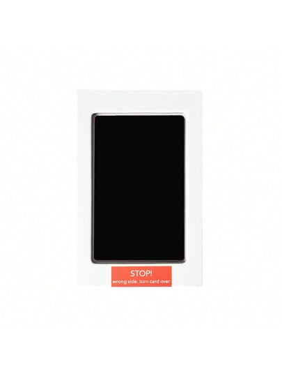 1 قطعة إطار صور تذكاري قابل للطي مع 1 قطعة من وسادة الحبر للحيوانات الأليفة