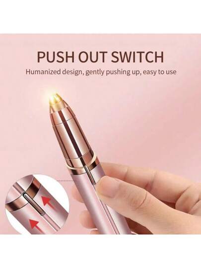 RAF جهاز تنظيف الحواجب الكهربائي المحمول بقدرة بطارية 100 مللي أمبير، قلم تحديد الحواجب للسيدات، ماكينة تنظيف الحواجب الأوتوماتيكية، إزالة الشعر، ماكينة التجميل، ماكينة حلاقة الشفاه، مناسب لتنظيف الحواجب والإبطين والذراعين والأصابع والساقين، أفضل هدية