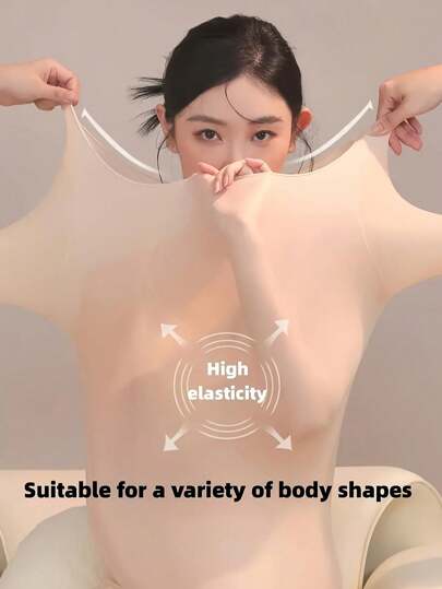 2 قطعة من ملابس داخلية مرطبة سريعة الجفاف، مصنوعة من قماش ناعم ومريح ذو أكمام طويلة كطبقة أساسية، ملابس داخلية ونوم للنساء