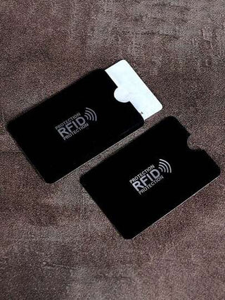 10 قطع حافظة بطاقة RFID من الألومنيوم مضادة للسرقة لحفظ البطاقات البنكية للرجال والنساء، مجموعة أكمام بطاقة الائتمان، واقي بطاقة الهوية RFID، الضروريات للسفر، أكمام حجب RFID للسفر والرحلات والأعمال والمنزل والتخييم والخارج والصيف وعودة إلى المدرسة