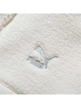 Puma معطف البوب كلاسيكي <<بالشيربا» للنساء، سميك ودافئ، ذو طوق واقف، 625806-65