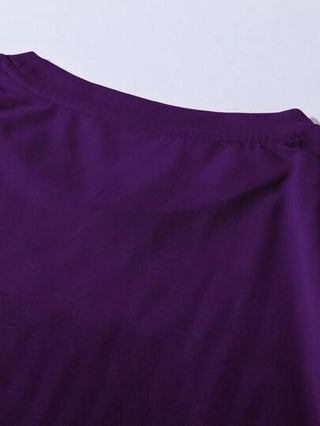 Manfinity Hypemode تي شيرت كاجوال بياقة مستديرة وأكمام قصيرة مطبوع عليه رسوم كرتونية للرجال