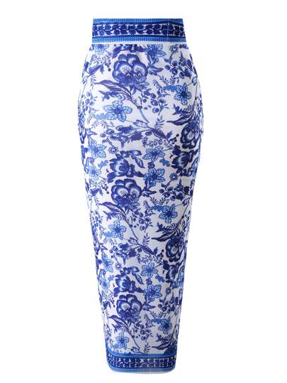 Swim Oasis غطاء شاطئ مطبوع المقاس الكبير للسيدات، صيفي