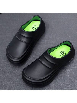 زوج واحد من الأحذية المطرية المضادة للإنزلاق الصامتة للخارج، مناسبة للمطبخ، بتغطية كاملة، مقاومة للماء، للشتاء