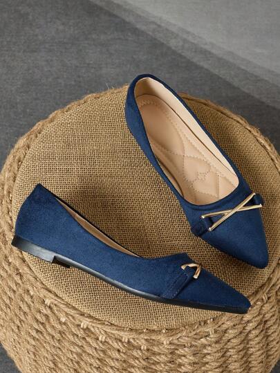 نساء موضة متعددة الاستخدامات كاجوال برقبة ضيقة ذات قاعدة ناعمة، أحذية بلا كعب لوريس زرقاء ذات ارتداء بسهولة مناسبة لجميع الفصول الأنيقة، أحذية سفر وتنقل منخفضة الزخرفة للنساء