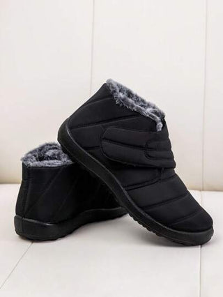 بوت شتوية جديدة للرجال، بوت ثلجية دافئة مضادة للانزلاق بنعل سميك مريحة بحشو، بوت خارجية شتوية للأزواج مقاومة للبرد